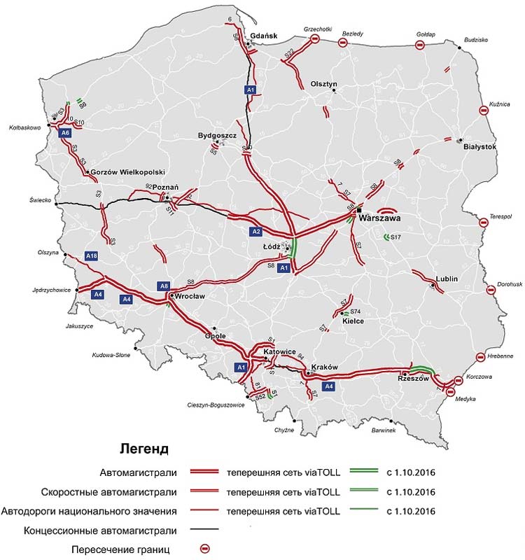 poland-toll-road-map-3-5t-2016